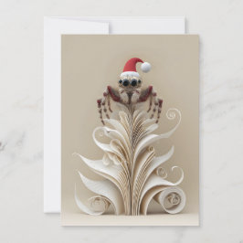 Cartões de Natal de Aranha Saltadora