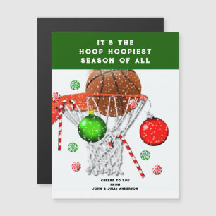 Cartões de natal de basquetebol