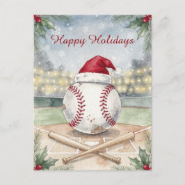 Cartões de Natal de Beisebol de Férias