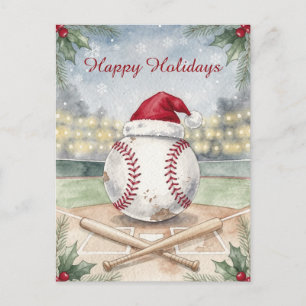 Cartões de Natal de Beisebol de Férias
