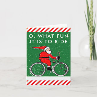cartões de Natal de bicicleta