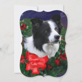 Cartões de natal de Borda Collie