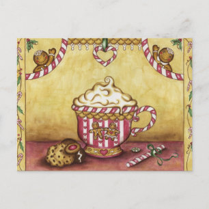 Cartões de Natal de Café de Gengibre 