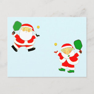 Cartões de Natal de Casal de Pickleball