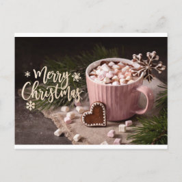 Cartões de Natal de chocolate quente