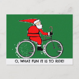 Cartões de Natal de ciclismo