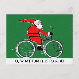 Cartões de Natal de ciclismo