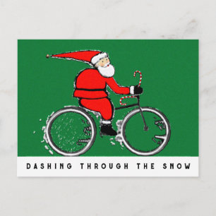 Cartões de Natal de ciclismo