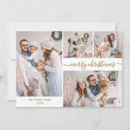 Cartões de Natal de Colagem de Fotos do Elegant Sc