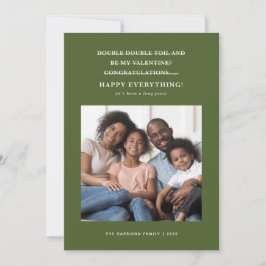 Cartões de natal de Coronavírus Confundidos Verde