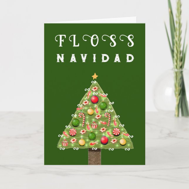 Cartões de Natal de Dentista (Frente)