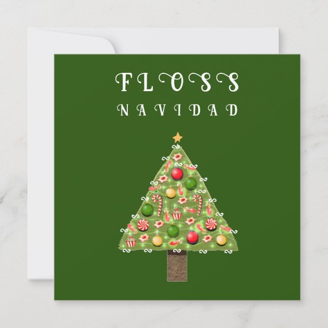 Cartões de Natal de Dentista (Frente)