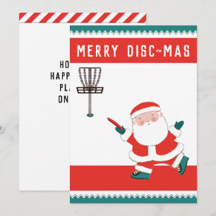 Cartões de Natal de Disc Golf