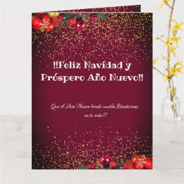 Cartões de natal de Feliz Navidad Espanhola