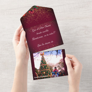 Cartões de natal de Feliz Navidad Espanhola