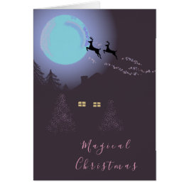 Cartões de natal de Felizes de Natal Magnéticas