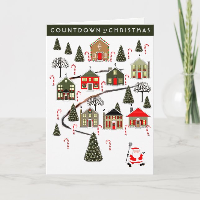 Cartões de Natal de Férias de Lacrosse (Frente)