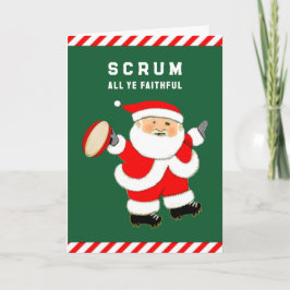 Cartões de Natal de Férias de Rugby