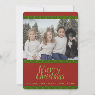 Cartões de Natal de Foto Únicos