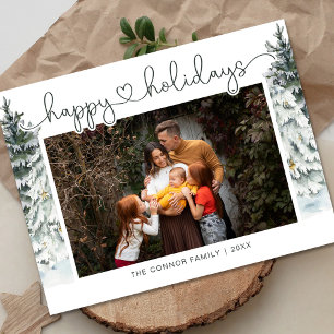 Cartões de natal de Fotografia da Caligrafia Moder