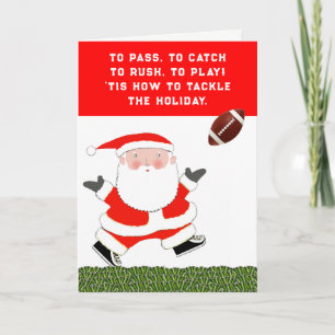 cartões de natal de futebol