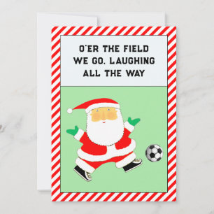 Cartões de Natal de Futebol
