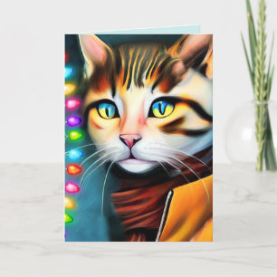 CARTÕES DE NATAL DE GATO PARA IRMÃO