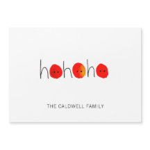 Cartões de natal de Ho Ho Ho Red Noses Cortes