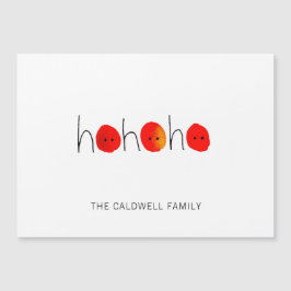 Cartões de natal de Ho Ho Ho Red Noses Cortes