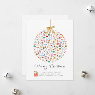 Cartões de Natal de Imagem Oculta