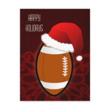 Cartões de Natal de jogador de futebol