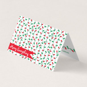 Cartões de natal de Lâmpadas de Natal
