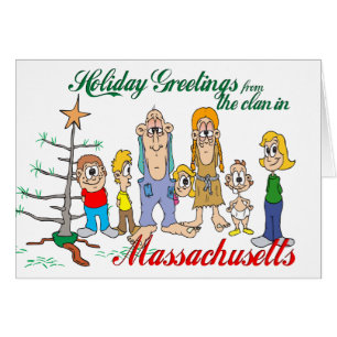 Cartões de natal de Massachusetts