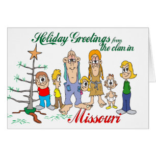 Cartões de natal de Missouri
