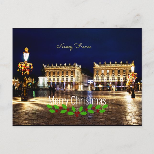 Cartões de natal de Nancy, França (Frente)