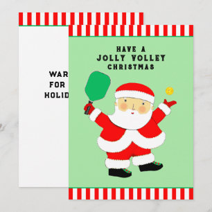Cartões de natal de Natal Creative Pickleball