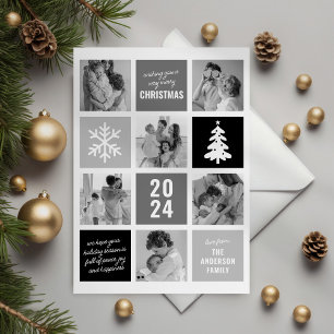 Cartões de natal de Natal da Colagem de Fotos da F