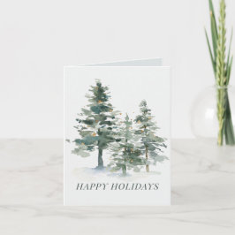 Cartões de natal de Natal da Floresta Pine