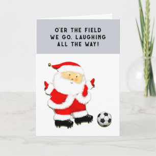 cartões de natal de Natal de futebol