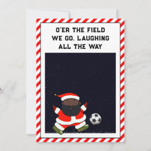 cartões de natal de Natal de Futebol