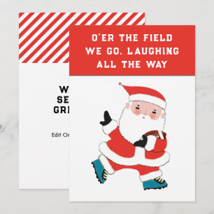 Cartões de natal de Natal de Futebol