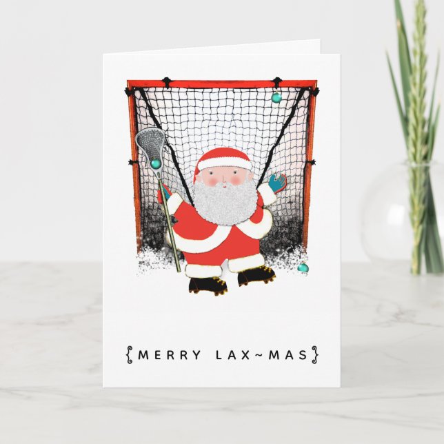 Cartões de natal de Natal de Lacrosse (Frente)