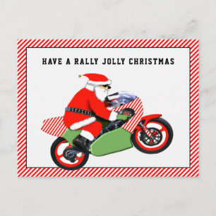 Cartões de natal de Natal de motocicleta