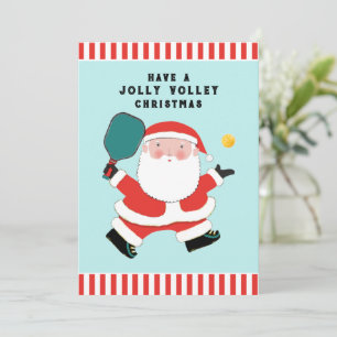 Cartões de natal de Natal de Pickleball Única
