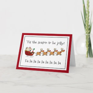 Cartões de natal de Natal divertido para Papais no