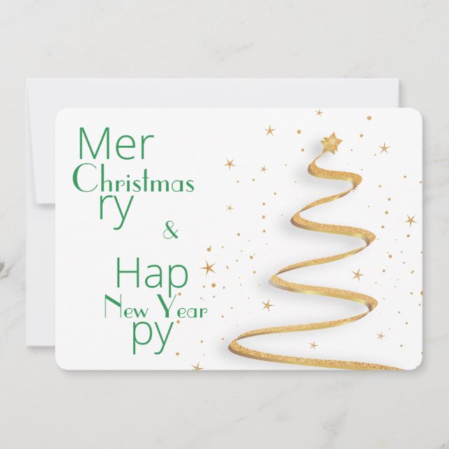 Cartões de natal de Natal Simples (Frente)