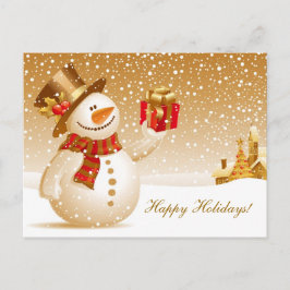 Cartões de natal de Natal Snowman