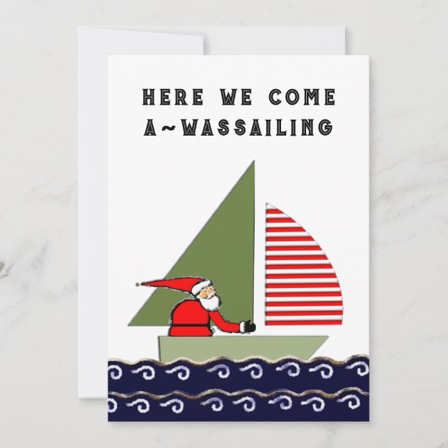 Cartões de Natal de navegação (Frente)