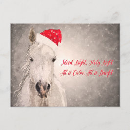 Cartões de natal de PostCard de Cavalo de Natal