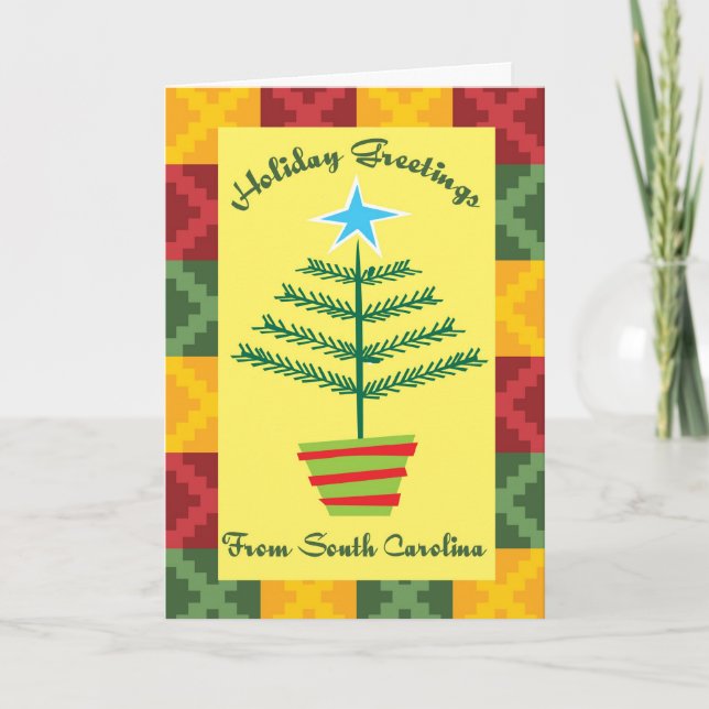 Cartões de natal de South Carolina (Frente)
